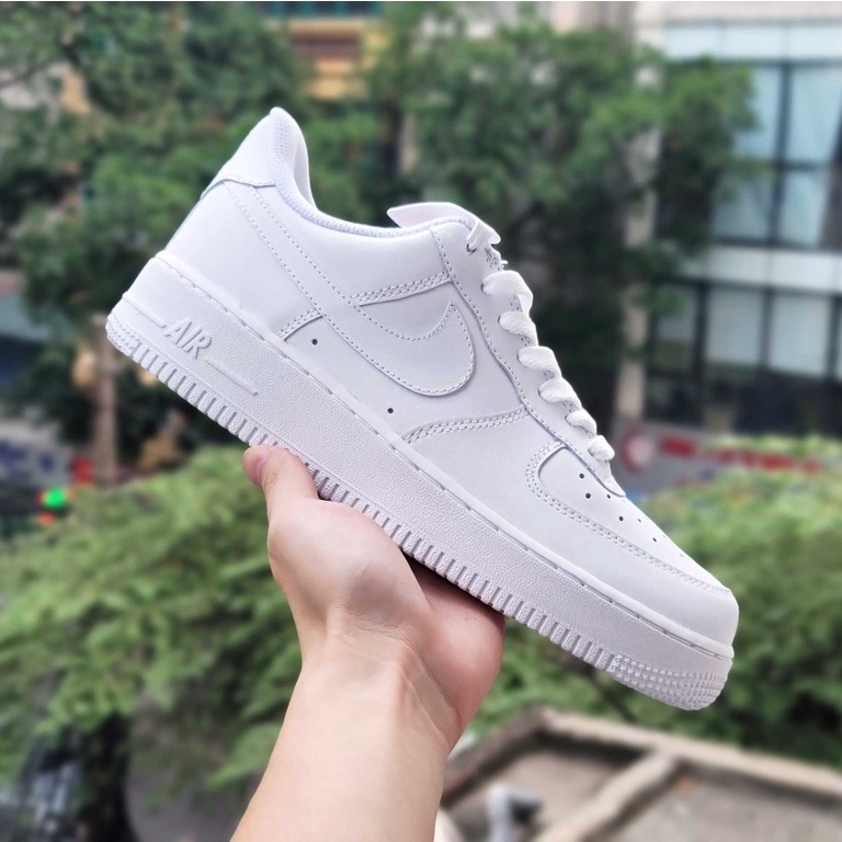 Giày Thể Thao Air Force 1 Af1 Trắng Cố Thấp Hot Trend Đi Chơi Đi Học