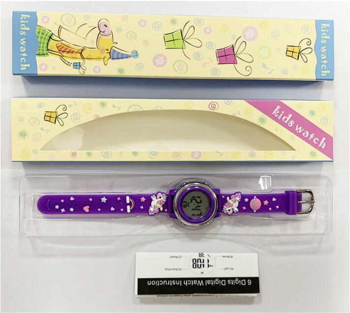 Đồng Hồ Đeo Tay Chống Nước Có Đèn Led Thời Trang Cho Bé Gái | BigBuy360 - bigbuy360.vn
