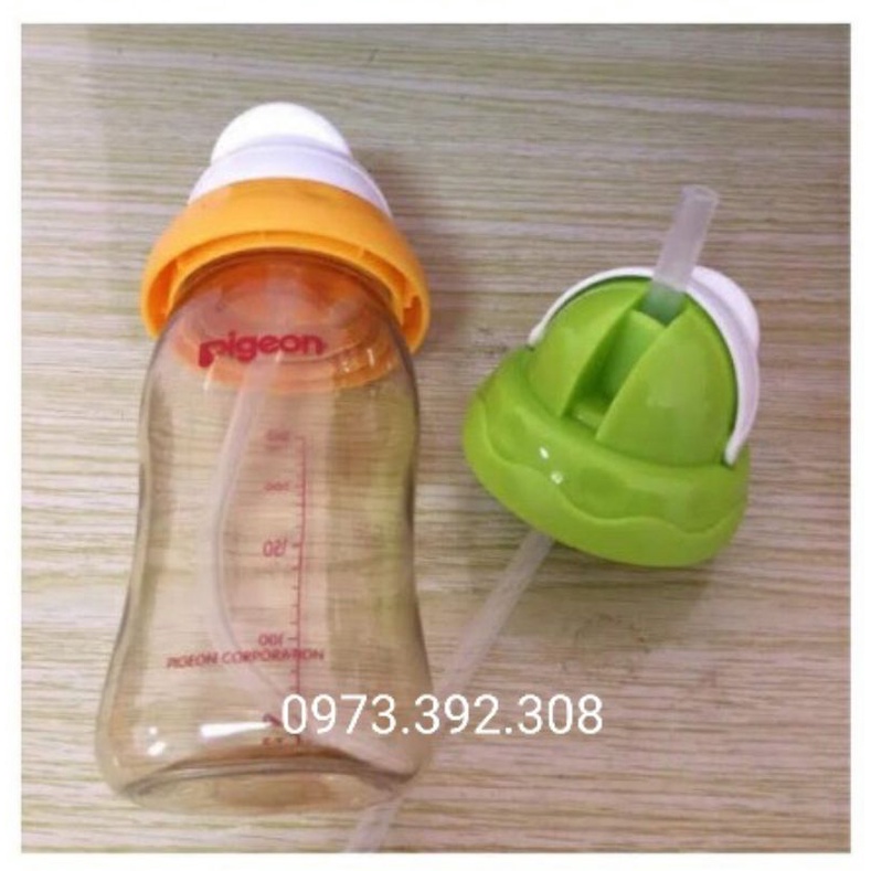 Nắp Tập Uống Có Ống Hút Cổ Rộng Của Bình Pigeon,Lansinoh,Toom Cho Bé