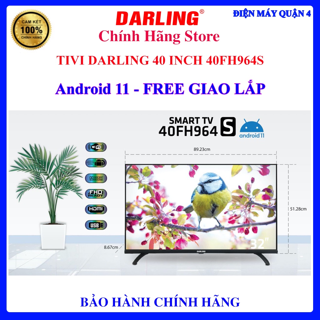 SMART TIVI DARLING 40 INCH 40FH964S