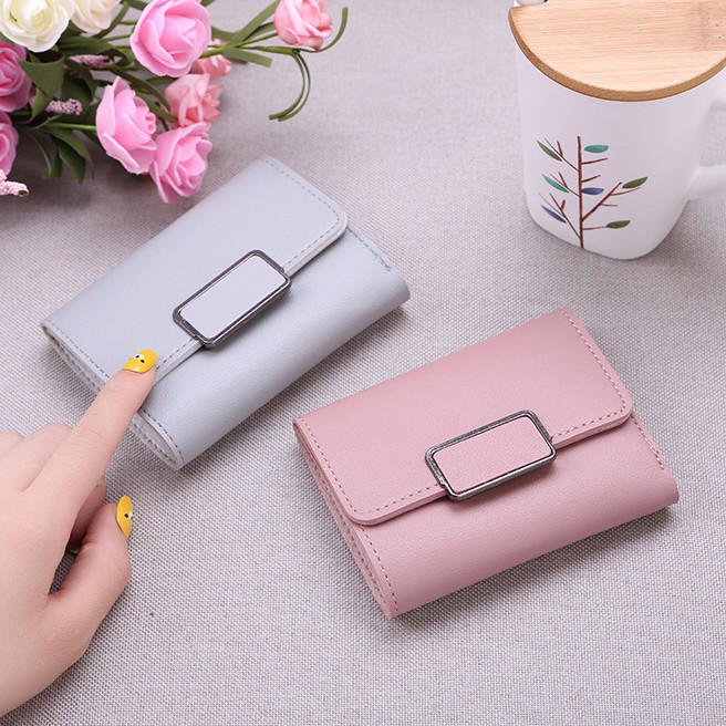 Ví nữ ngắn Hàn Quốc nhiều màu TX67