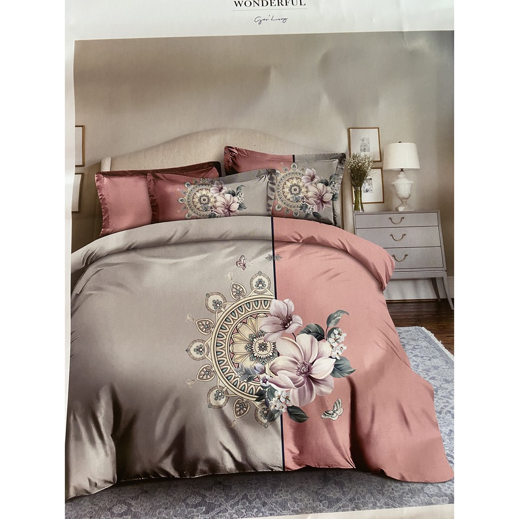 SIÊU PHẨM Bộ Chăn Ga Gối Cotton Organic MẪU 2021