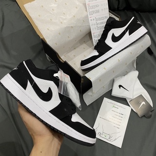 GIÀY JD1S LOW PANDA BLACK WHITE DA THẬT LAI AU [ FULL BOX + FREE SHIP ]