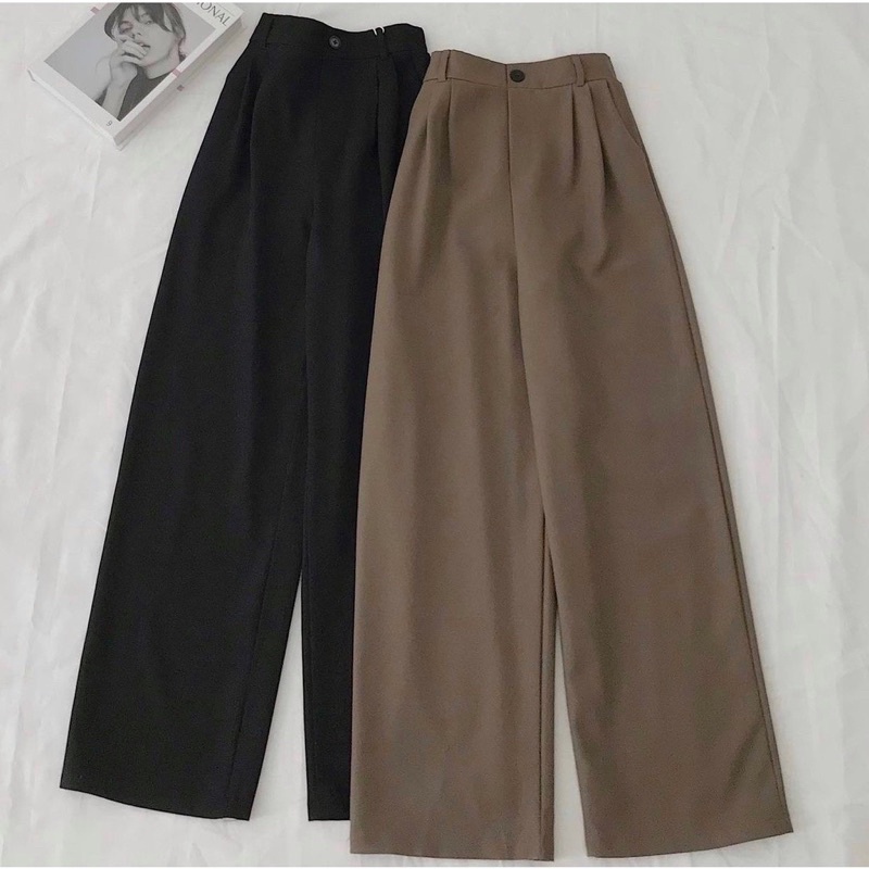 Quần Tây Lưng Cao TIPI Phong Cách Hàn Quốc - 84unisex