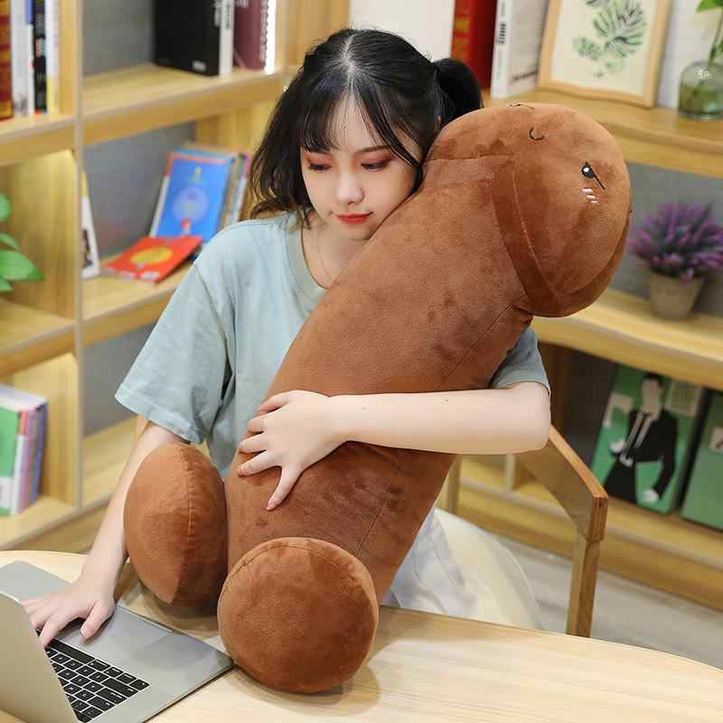 Thú Nhồi Bông Con Ciu Cute Siêu To Gấu Bông Gối Ôm Size Lớn - Vải Nhung Co Dãn 4 Chiều - Bông Gòn Cao Cấp - Yuta Home