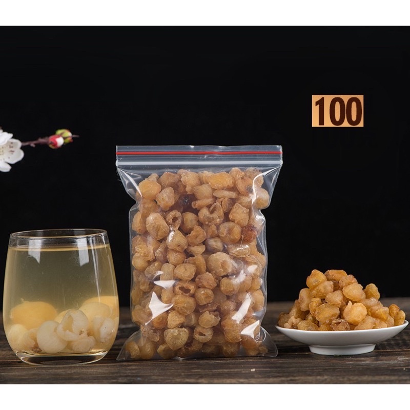 Nhãn sấy khô Hưng Yên loại ngon 500gr - đẹp da, an thần, dưỡng huyết, ngủ ngon | Bột Natural