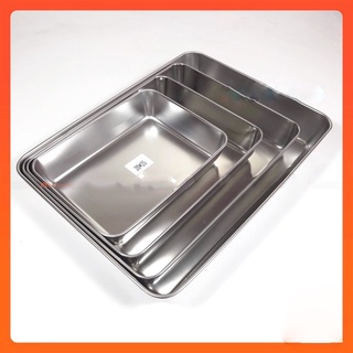 Khay sâu xịn inox đựng thức ăn nhiều kích cỡ