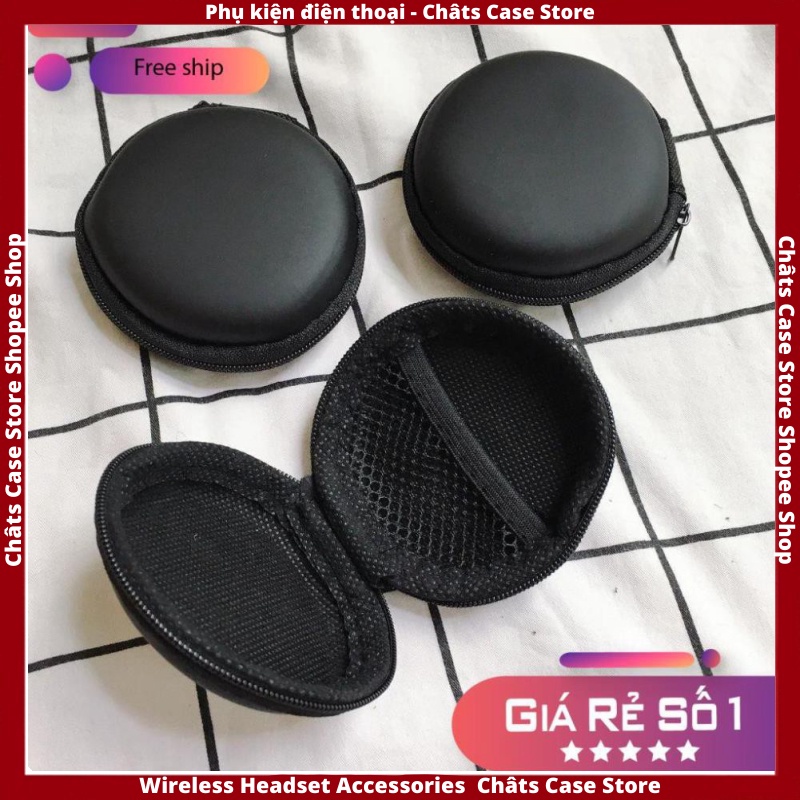 Bao Da ( Bóp) Đựng Tai Nghe ⚡ Hàng Chất Lượng - Châts Case Store