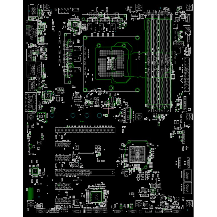 Sơ đồ mạch Boardview MSI Z370-A PRO Z370 A PRO mã board MS-7B48 Rev 1.1