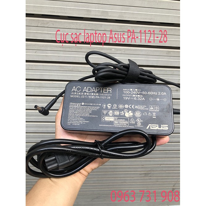 Sạc laptop ASUS 19v-6.32A MODEL PA-1121-28