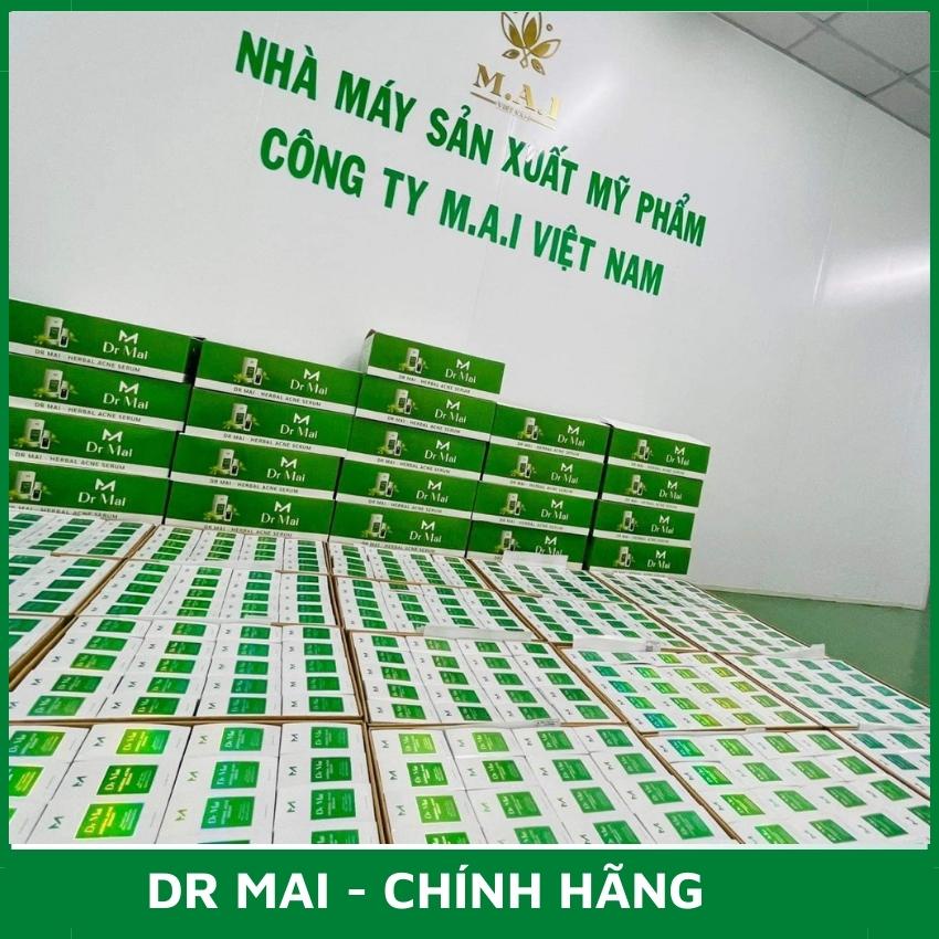 Dr Mai mix saffron sạch thâm mụn mẫu mới 6ml làm mịn da, thu nhỏ lỗ chân lông, hết thâm mờ sẹo rỗ