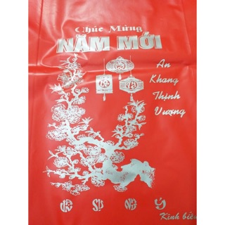 [SIÊU SALE] TÚI NILONG HD PE, Túi in CHÚC MỪNG NĂM MỚI MÀU ĐỎ, TÚI Nilon HD CHÚC TẾT đựng quà, bánh kẹo sang trọng
