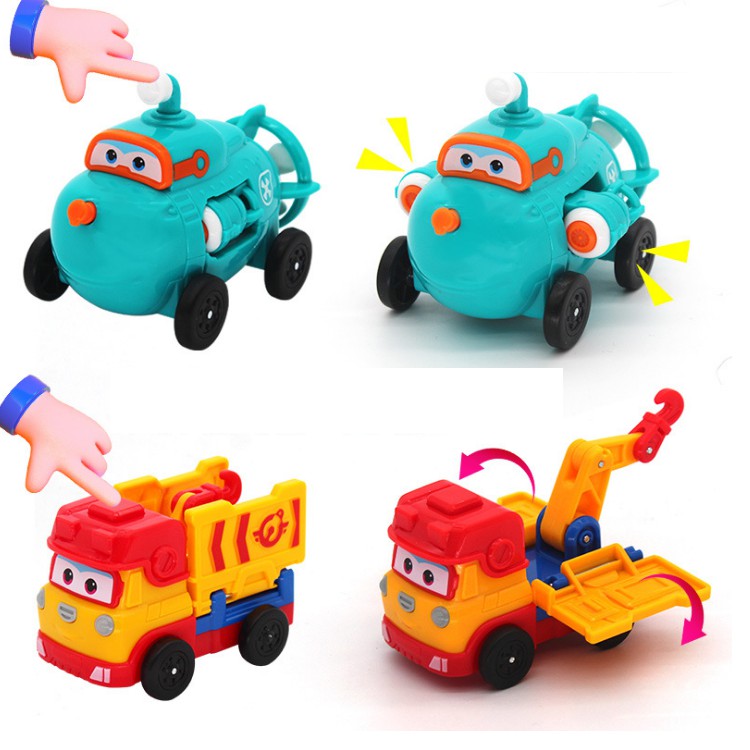 Đồ chơi đội bay siêu đẳng mô hình tàu ngầm Willy mini đồ chơi trẻ em super wings