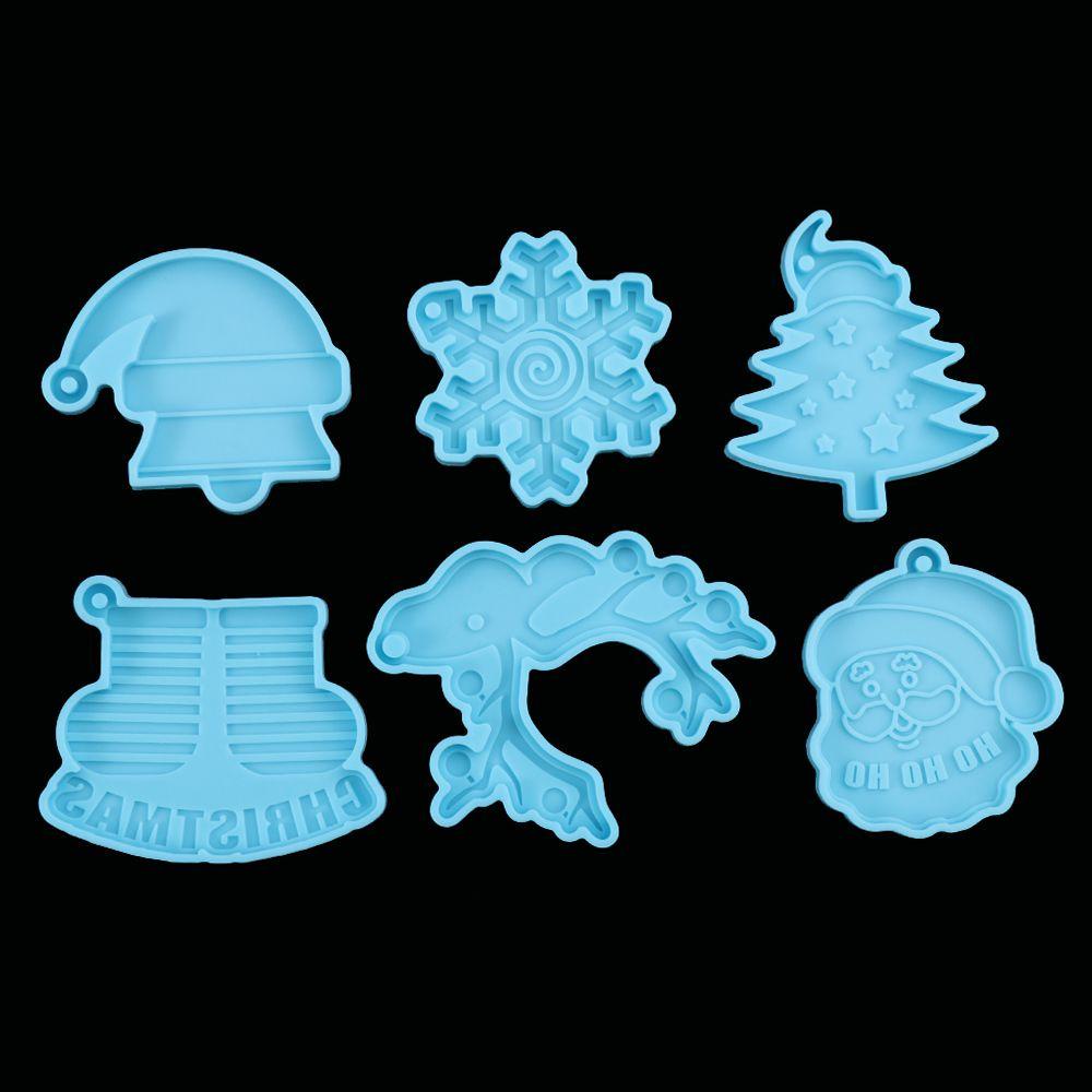 Khuôn Làm Móc Khóa Tạo Hình Chủ Đề Giáng Sinh