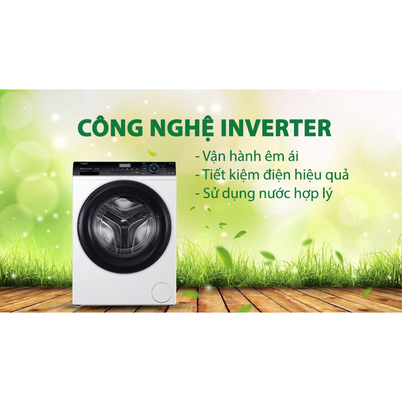 [ NHẬP MÃ JULIMG GIẢM 500K] Máy giặt Aqua Inverter 8 KG AQD-A800F W giá tốt nhất thị trường