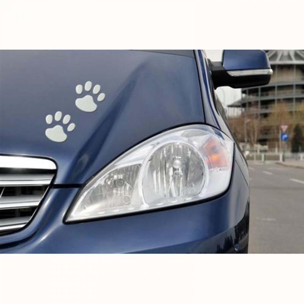 Decal DáN Trang Trí HìNh DấU Chân ĐộNg VậT 3D Cho Xe Hơi