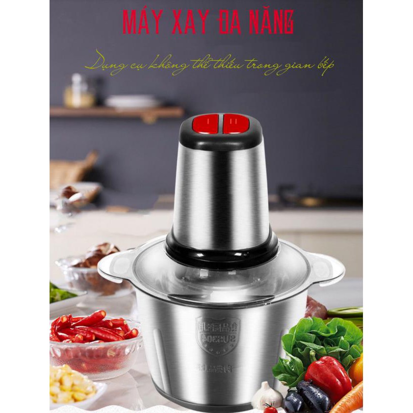 Máy Xay INOX 300W - Dụng cụ không thể thiếu trong gian bếp - Home and Garden