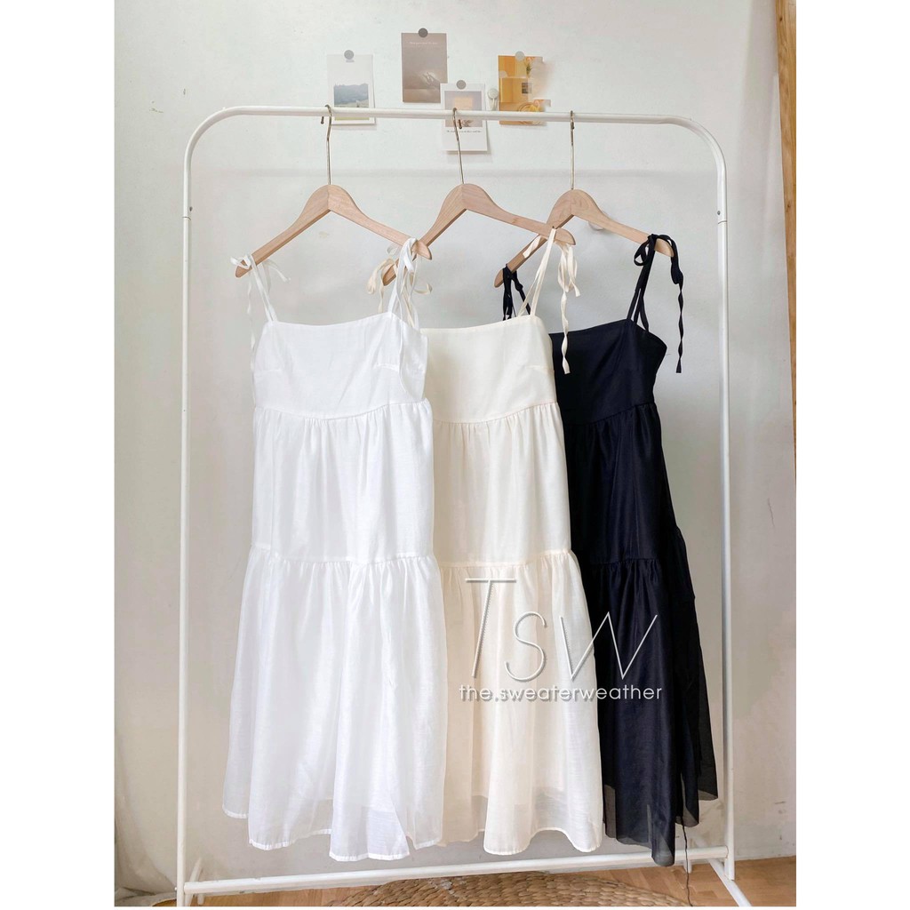 [Mã SKAMA06 giảm 8% tối đa 50K đơn 250K] Váy babydoll hai dây voan tơ 2 lớp (Ảnh thật) | BigBuy360 - bigbuy360.vn