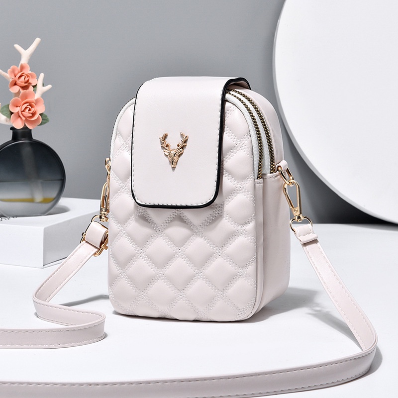 Túi Da Mềm Đeo Vai Đựng Điện Thoại/Tiền Cao Cấp Phong Cách Phương Tây Cho Nữ