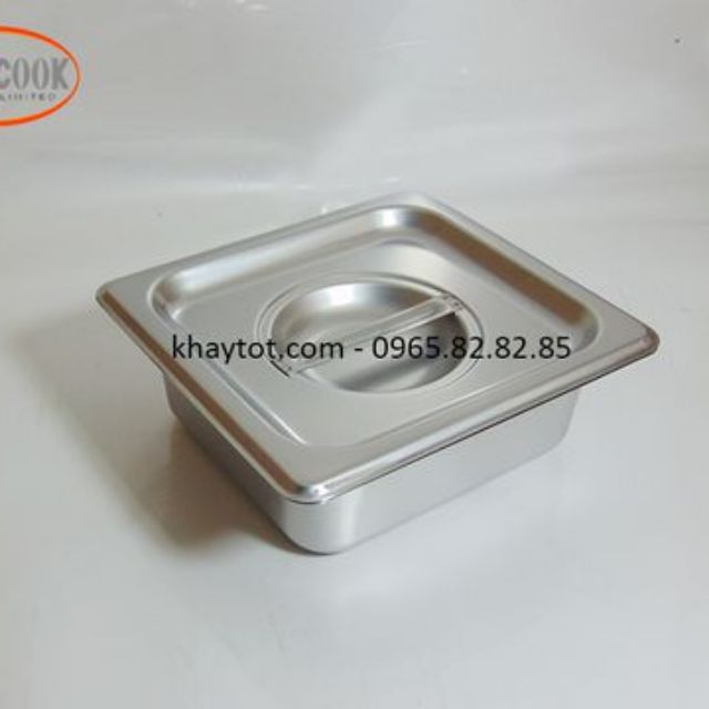 Khay đựng thực phẩm GN 1/6 65MM ( Có nắp)