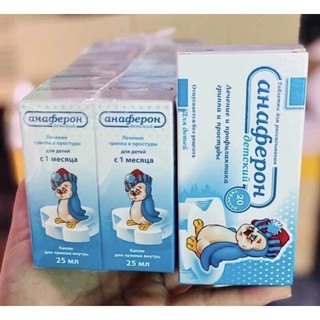 Tăng Đề Kháng Anaferon Chim Cánh Cụt Nga Cho Bé