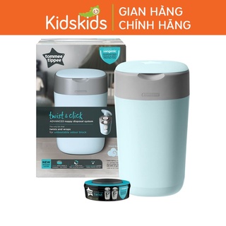 Thùng xử lý tã cho bé Tommee Tippee Twist & Click – Xanh Dương