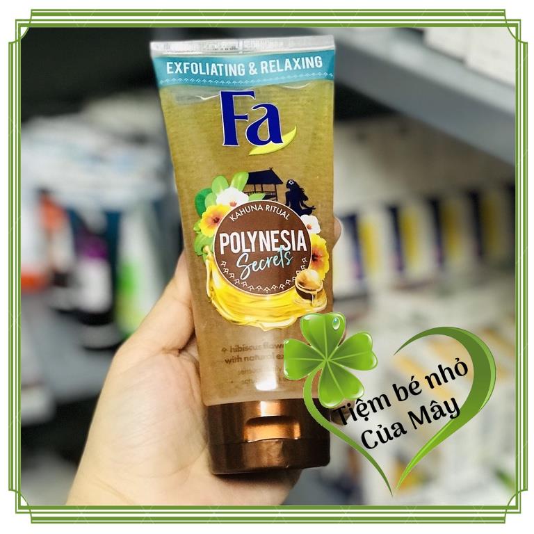 💦✨❄ SỮA TẮM TẨY DA CHẾT POLYNESIA FA