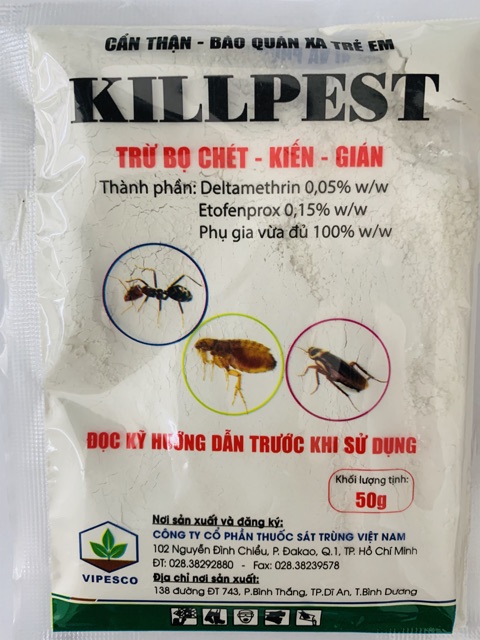 Thuốc diệt kiến gián bọ chét