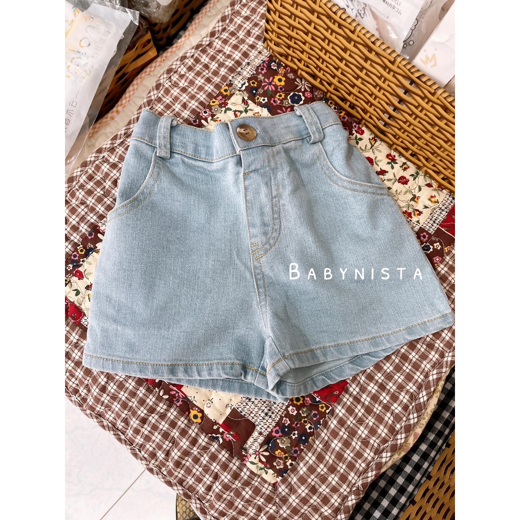 SHORT JEAN DENIM XUẤT HÀN CHO BÉ