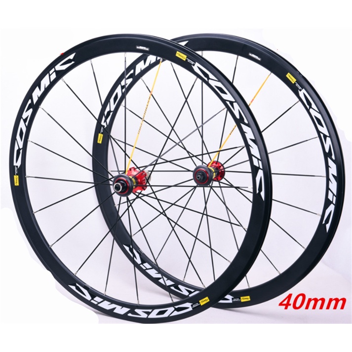 Bộ vành nhôm xe đạp road MAVIC COSMIC Elite 700Cx23 vành cao 40mm