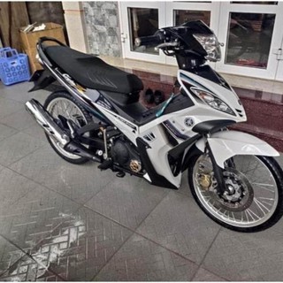 Tem xe exciter 2010 CryptonX trắng đen
