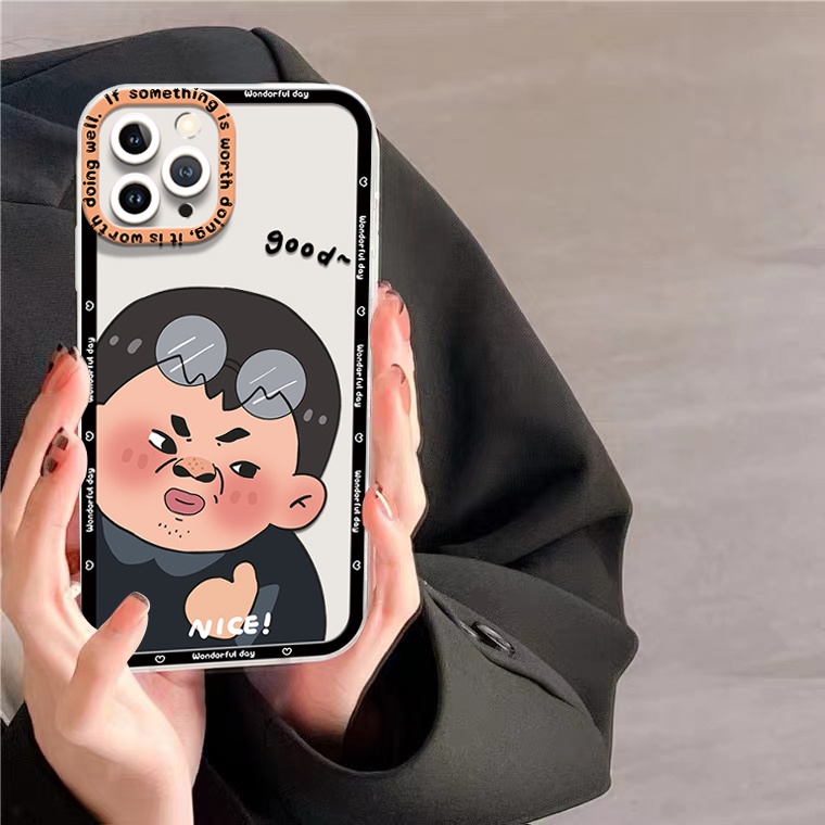 Ốp Điện Thoại Silicon TPU Mềm Trong Suốt Họa Tiết Dễ Thương Chống Sốc Cho IPhone 14 13 12 11 Pro XS MAX 6S 7 8 Plus X XR