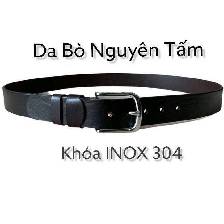 ✅Thắt Lưng Da Bò Nguyên Tấm TM106✅Dây nịt Nam khóa kim Thép Không Rĩ mang Phong Cách Độc Đáo Sang Trọng