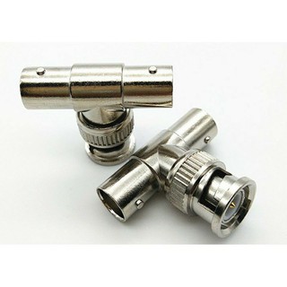 Jack BNC chữ T 1 đực 2 cái