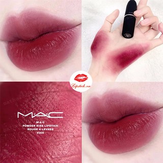 Son MAC Burning Love 305 Màu Tím Mận – Powder Kiss