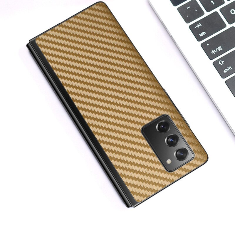 Bao Da Điện Thoại Nắp Gập Họa Tiết Sợi carbon Siêu Mỏng Chống Dấu Vân Tay Cho samsung galaxy z fold3 fold2 fold 3 2 z flip3 flip Zzfip3 5g Ốp
