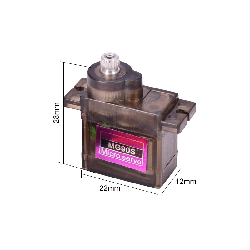 Bộ Động Cơ Servo Mg995 MG996r SG90 9g MG90s Bằng Nhựa Kim Loại Và Nhựa 180 Độ Cho Máy Bay Điều Khiển Từ Xa