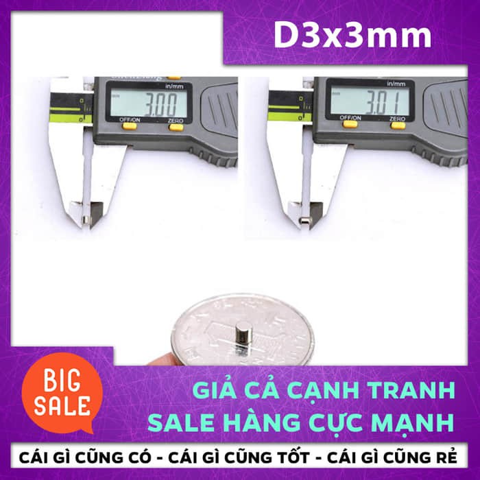 Đồ chơi đạo cụ ảo thuật hấp dẫn: Nam châm D3x 3