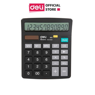 Máy tính 12 số Deli 837 Chính hãng