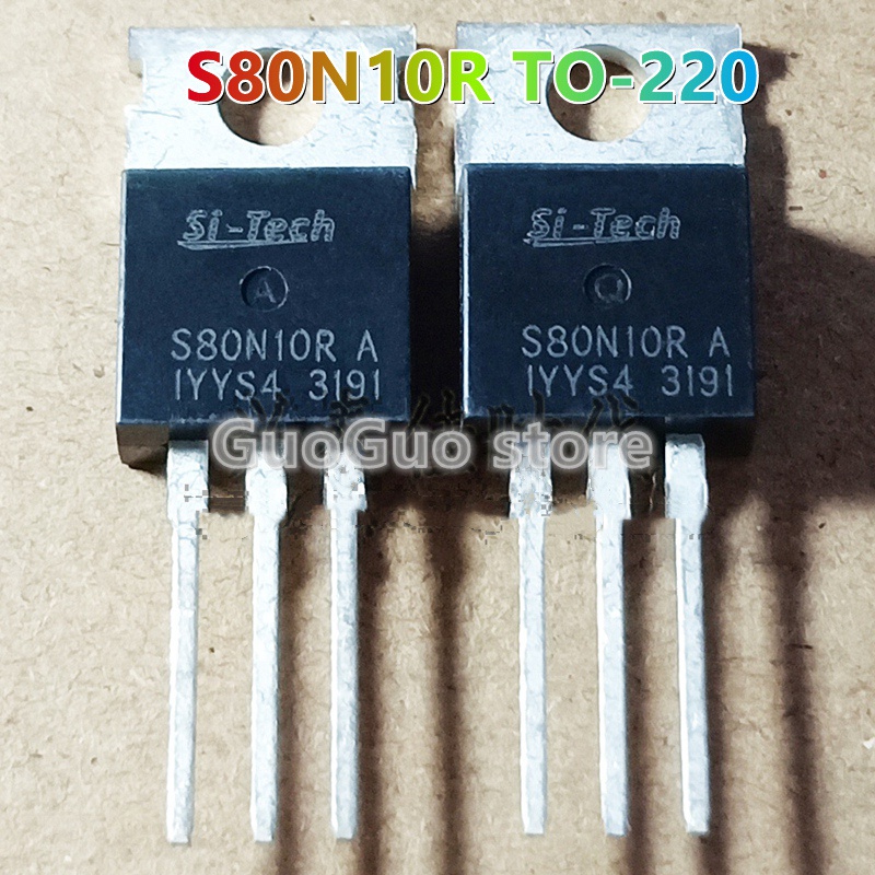 TO-220 80N10 S80N10R 5 bóng bán dẫn TO220 80A / 100V MOSFET, bóng bán dẫn pxa chất lượng đảm bảo,