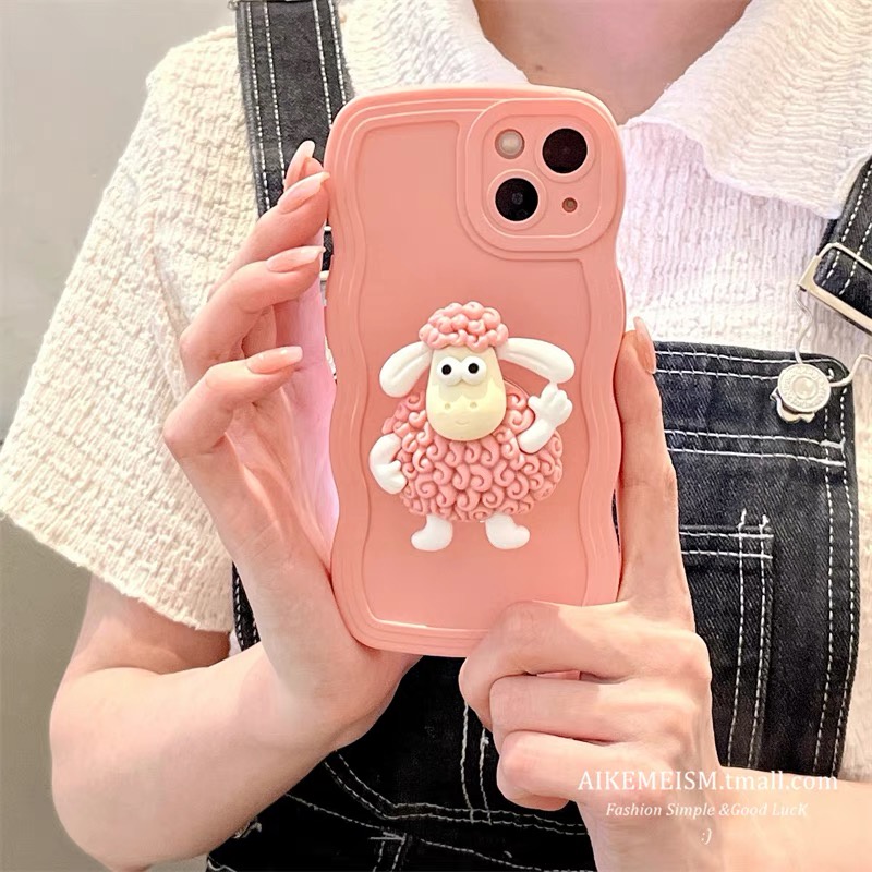 Ốp Điện Thoại Mềm In Hình Cừu Nhỏ Xinh Cho Iphone 14Proax 12 pro max 11 pro max xs max xr x 13proamx plus