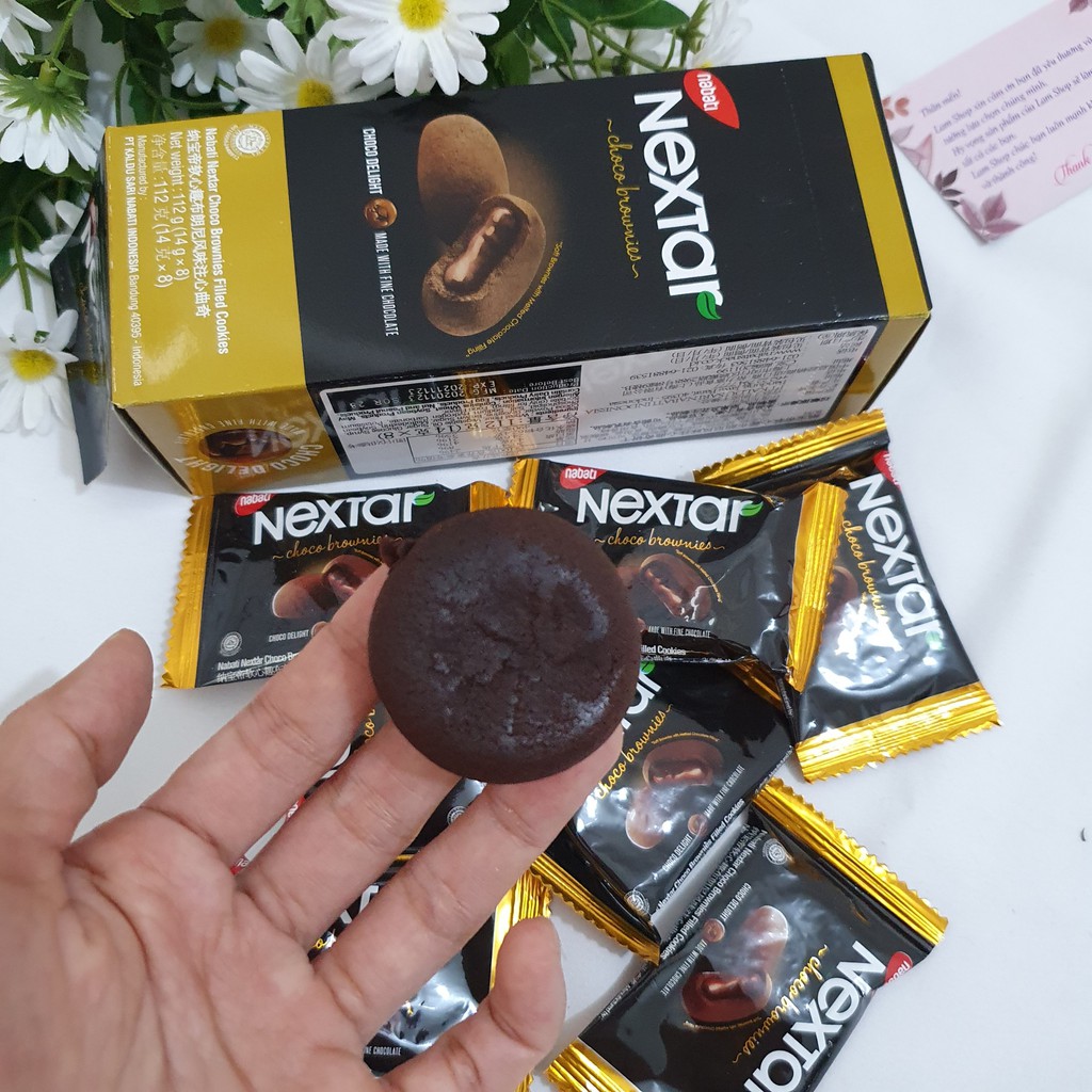Bánh Quy Mềm, Nhân Socola NEXTAR SOCOLA nhập khẩu 112g (8 bánh)
