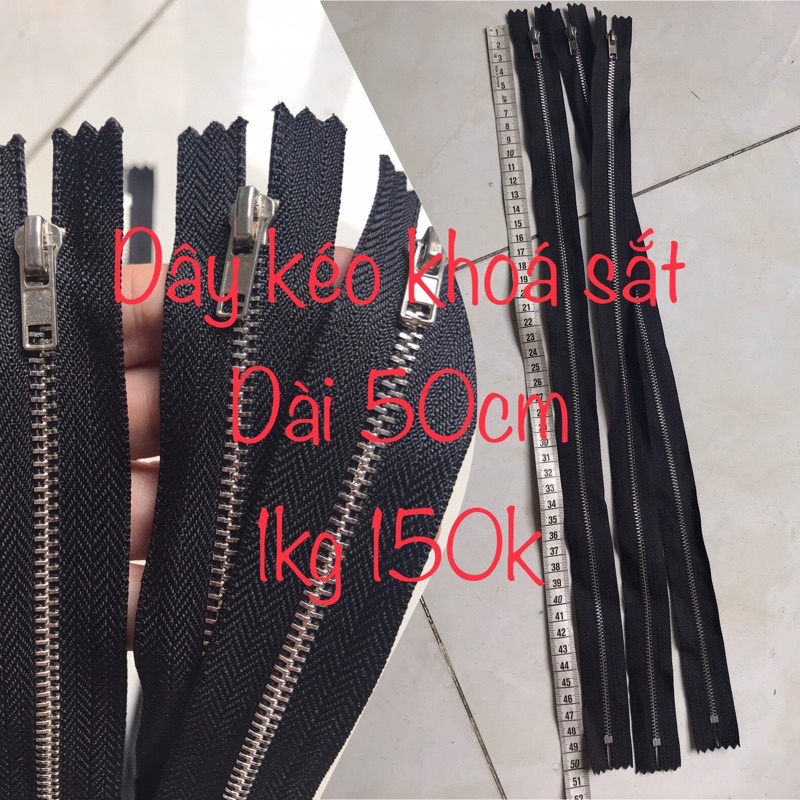 Dây kéo sắt (65k/0,5kg)