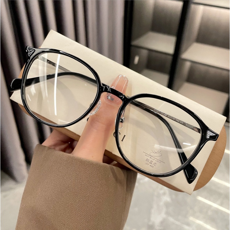 Mắt kính JIUERBA gọng vuông chống bức xạ chất lượng cao thời trang cho nữ