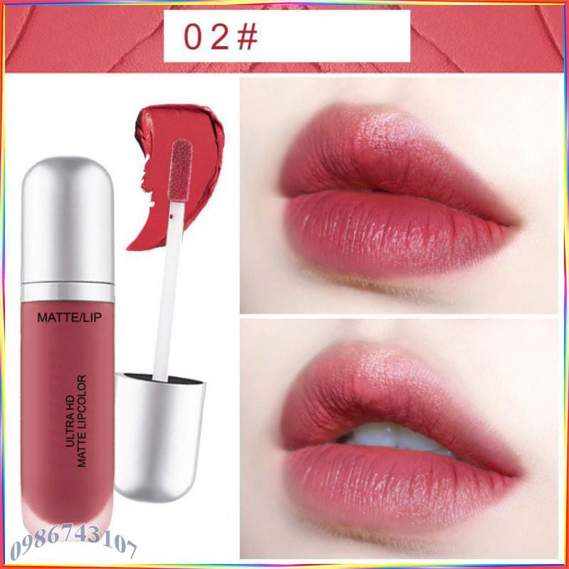 Son kem lì Novo Big Ultra HD Matte Lip bền màu chống trôi ABU8