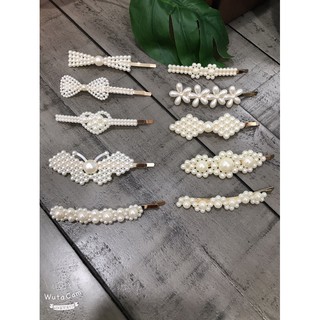 [ Sét 10 cái] Kẹp tóc ngọc trai, phong cách hàn quốc( có tách lẻ 5 cái)