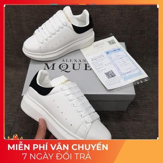 Giày thể thao MCQ Cho Nam Nữ Gót Nhung Đen Full Size 36-43