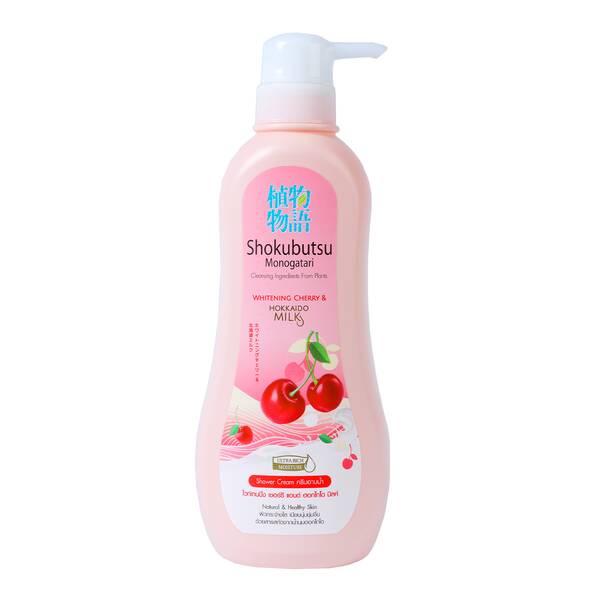 Sữa tắm Shokubutsu Whitening Cherry &amp; Hokkaido Milk (500ml)