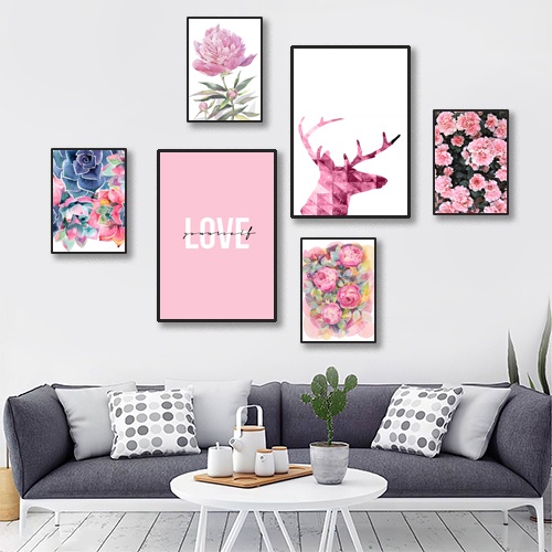 Tranh Treo Tường theo bộ, 1 set  5 hoặc 6 tranh, Tranh trang trí phòng khách. Bảo Hành 1 Đổi 1 | Tranh 3H | BigBuy360 - bigbuy360.vn