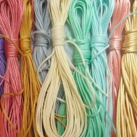 Bó 5 mét dây sáp da nhiều màu size 1mm